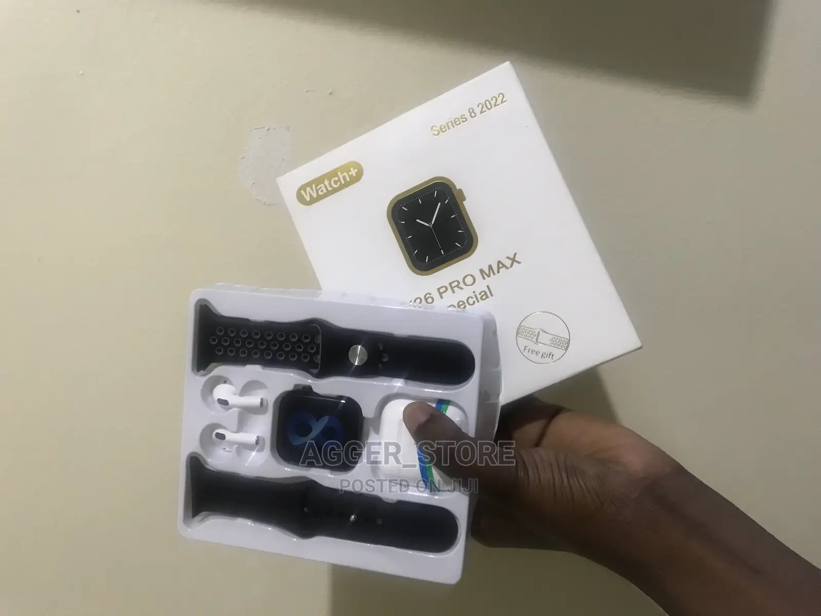 W26 Original SMARTWATCH Plus FREE Airpods