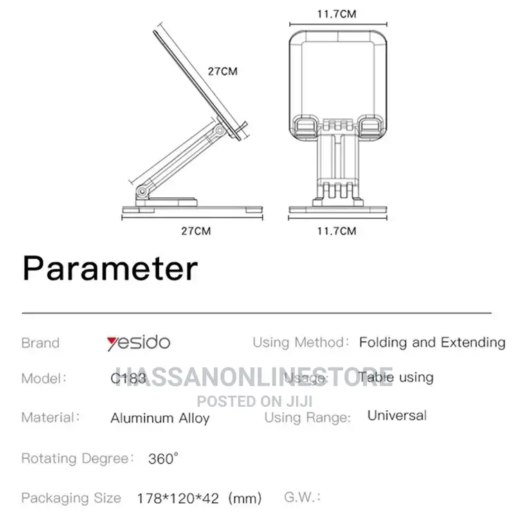 Yesido Tablets Stand C183