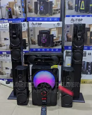 Boss Subwoofer System 5 Speakers High Bass Performance