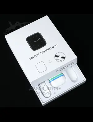 T55 Pro Max Smart Watch + Free Airpods