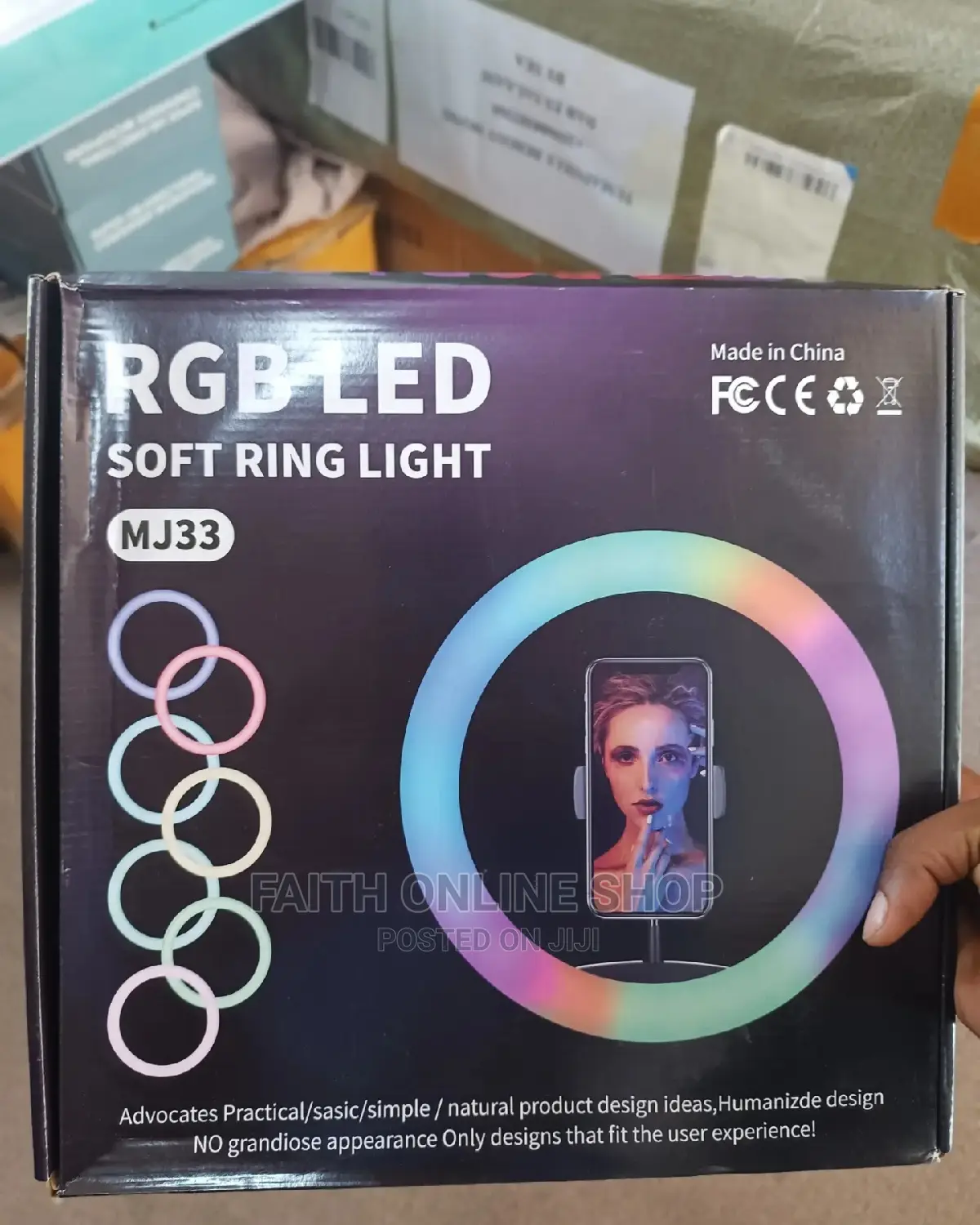 RGB Led Soft Ring Light 13inch