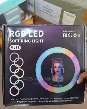 RGB Led Soft Ring Light 13inch