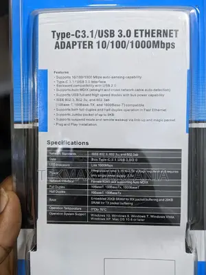 USB 3.0 to LAN RJ45 Converter