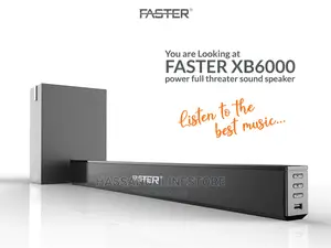 Faster Xb6000 2.1ch Wired Subwoofer Soundbar 60W