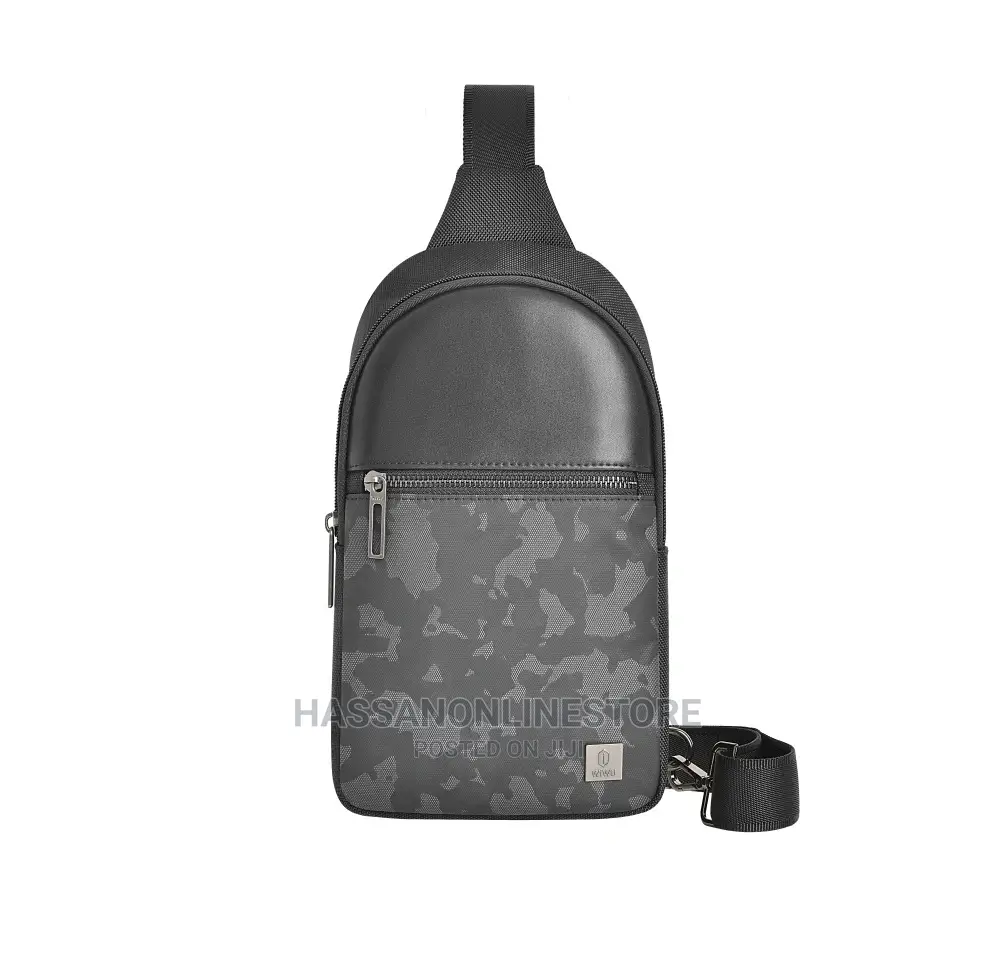 WIWU Waterproof Crossbody Bag for Men With Front Pocket