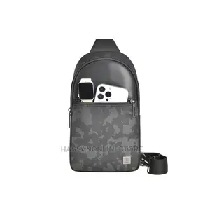 WIWU Waterproof Crossbody Bag for Men With Front Pocket