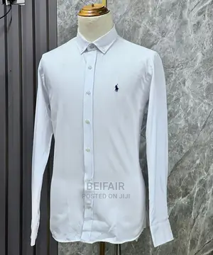 Men's White Shirts | High Quality | Mashati Ya Kiume