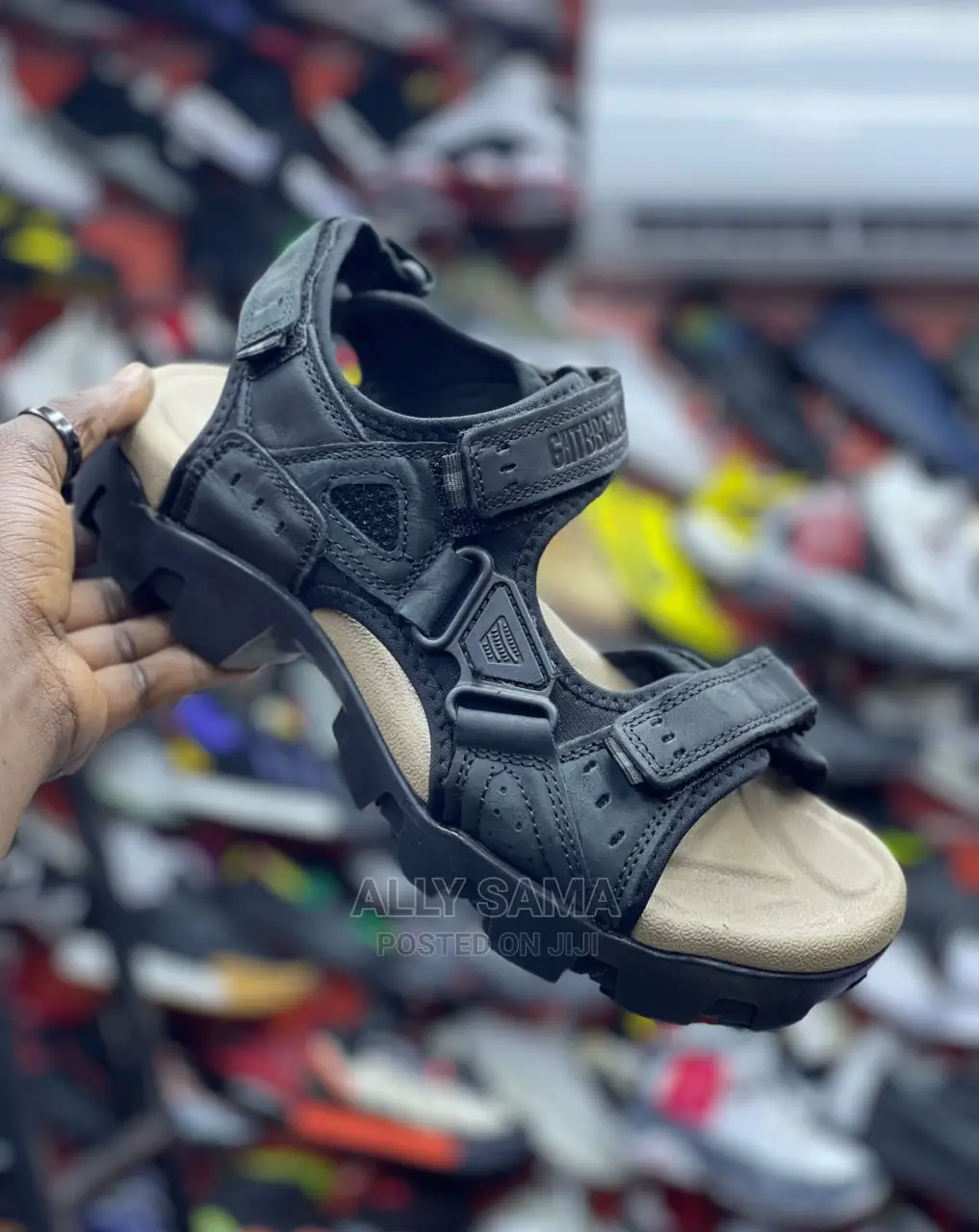 Sandals Leather Black