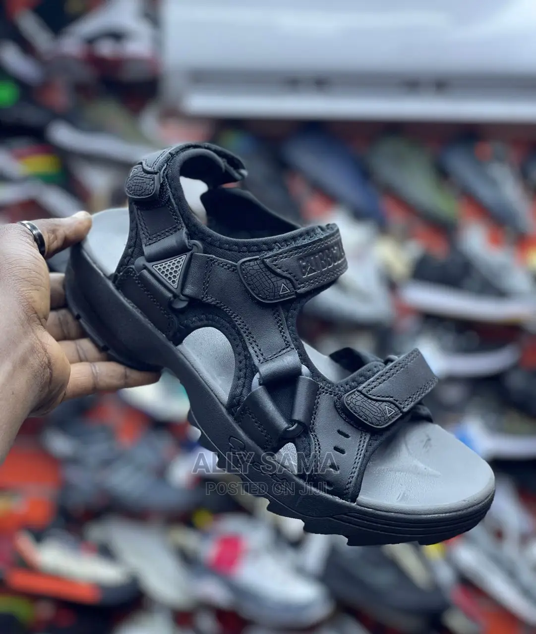 Sandals Leather Black