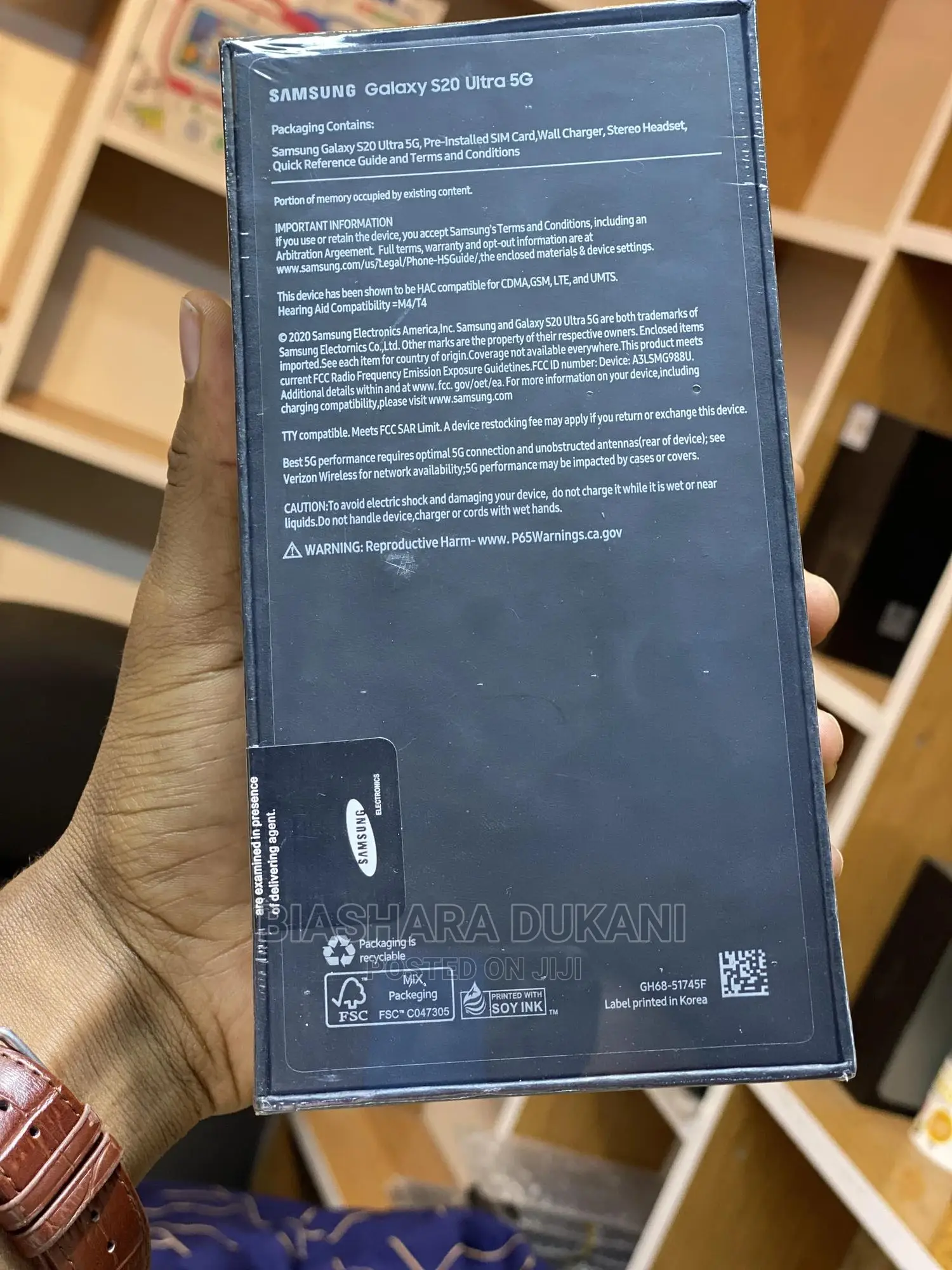 New Samsung Galaxy S20 Ultra 5G 128 GB