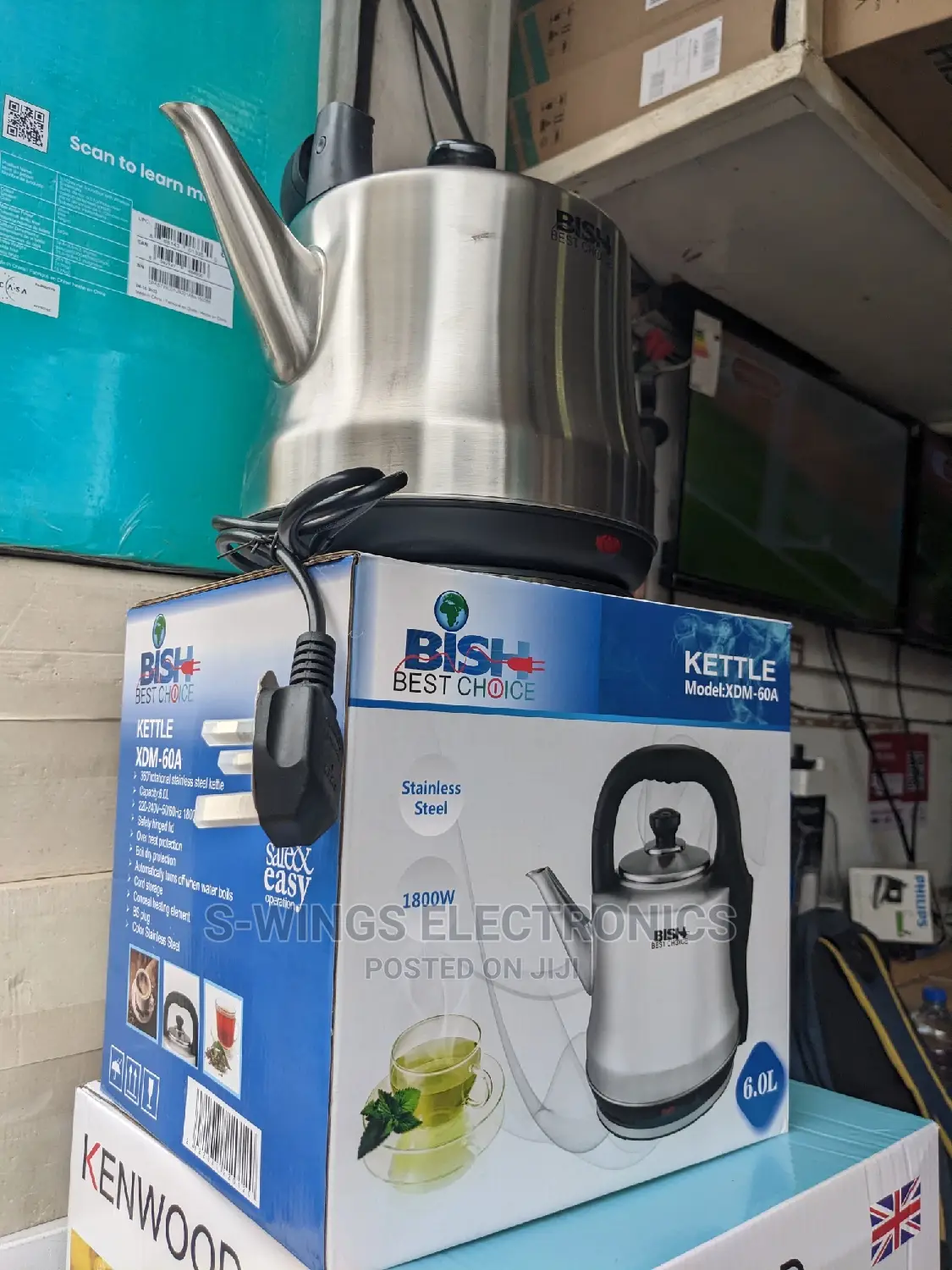 Bish Electric Kettle 6l