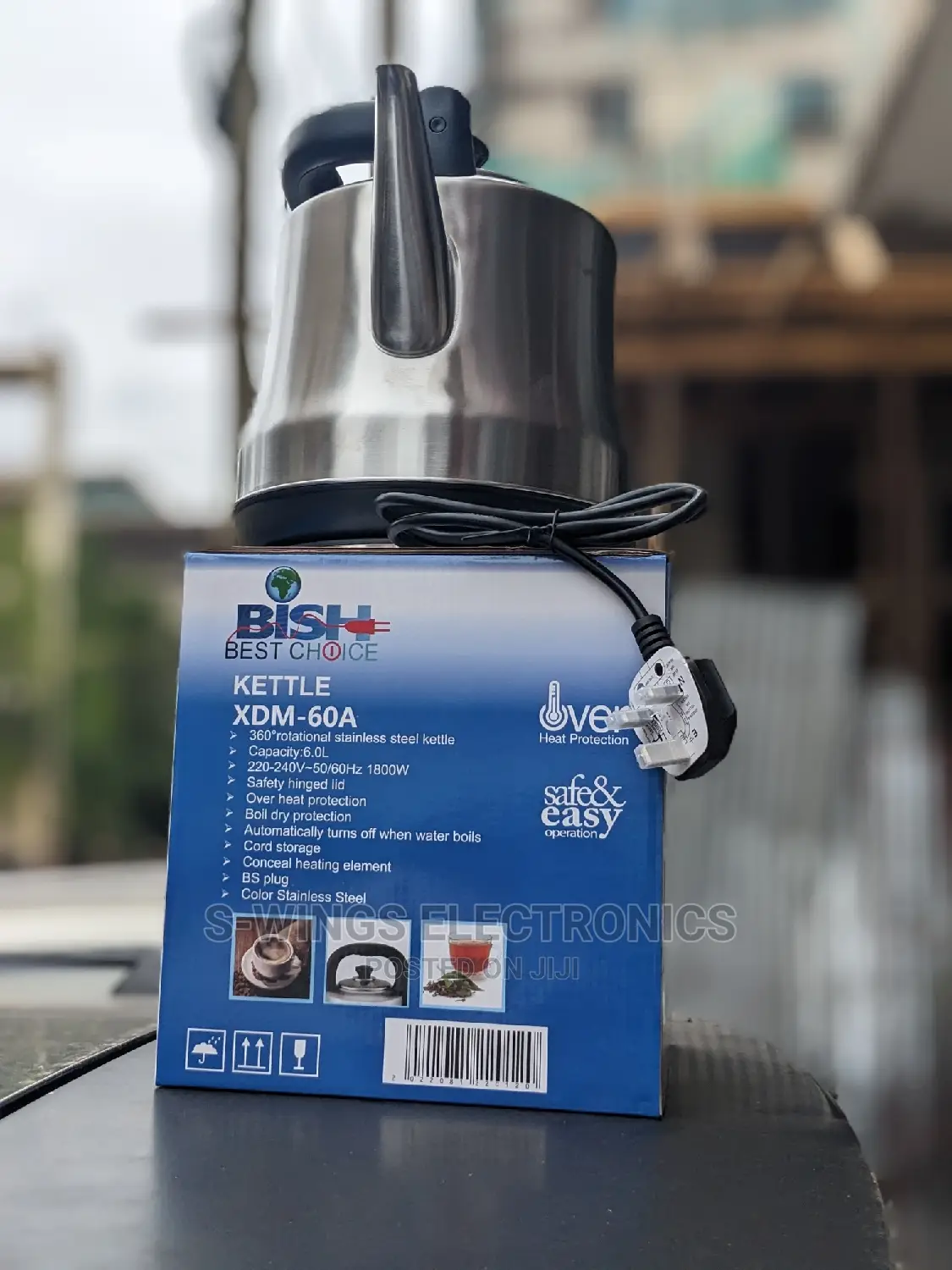 Bish Electric Kettle 6l