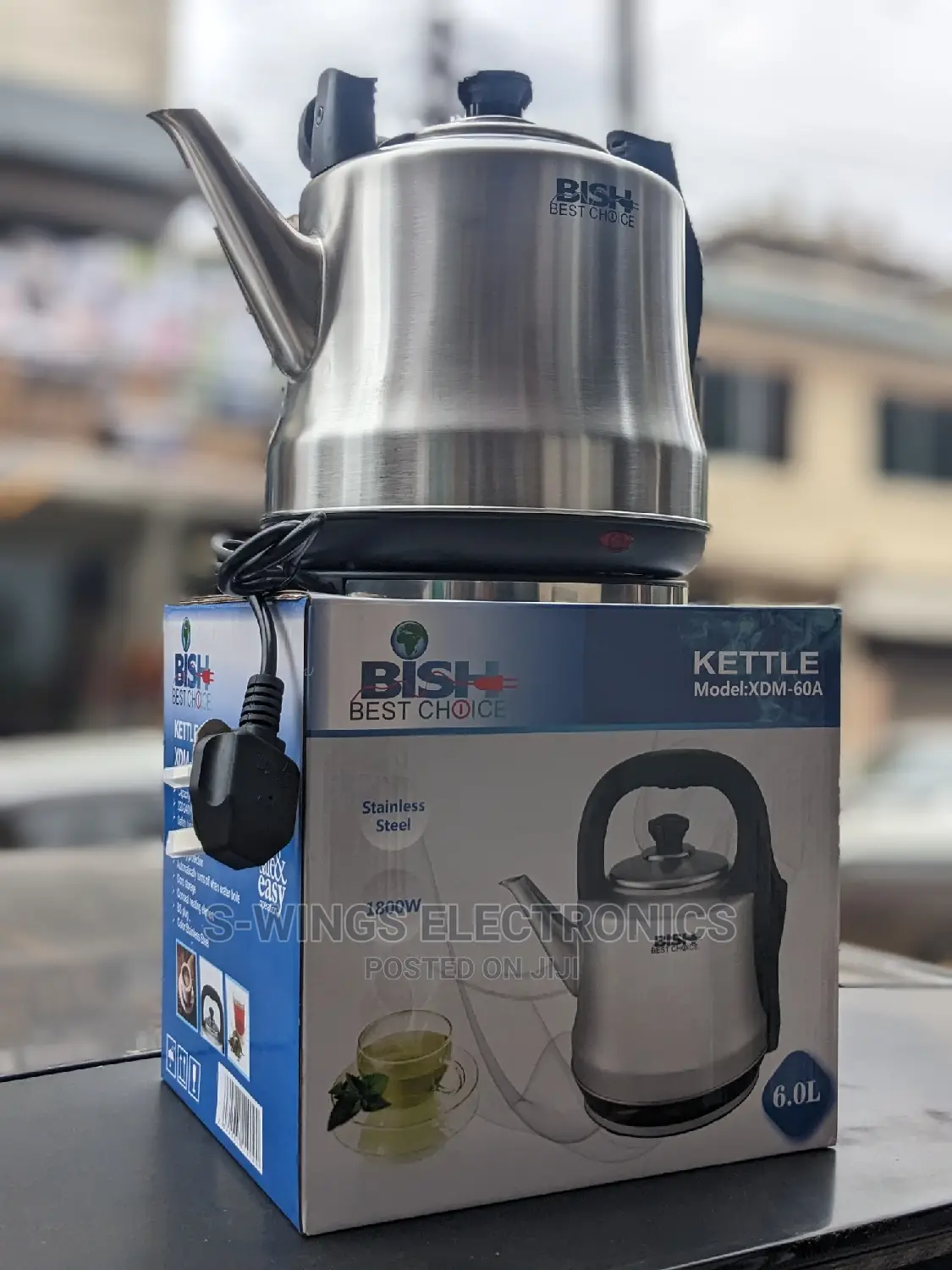 Bish Electric Kettle 6l