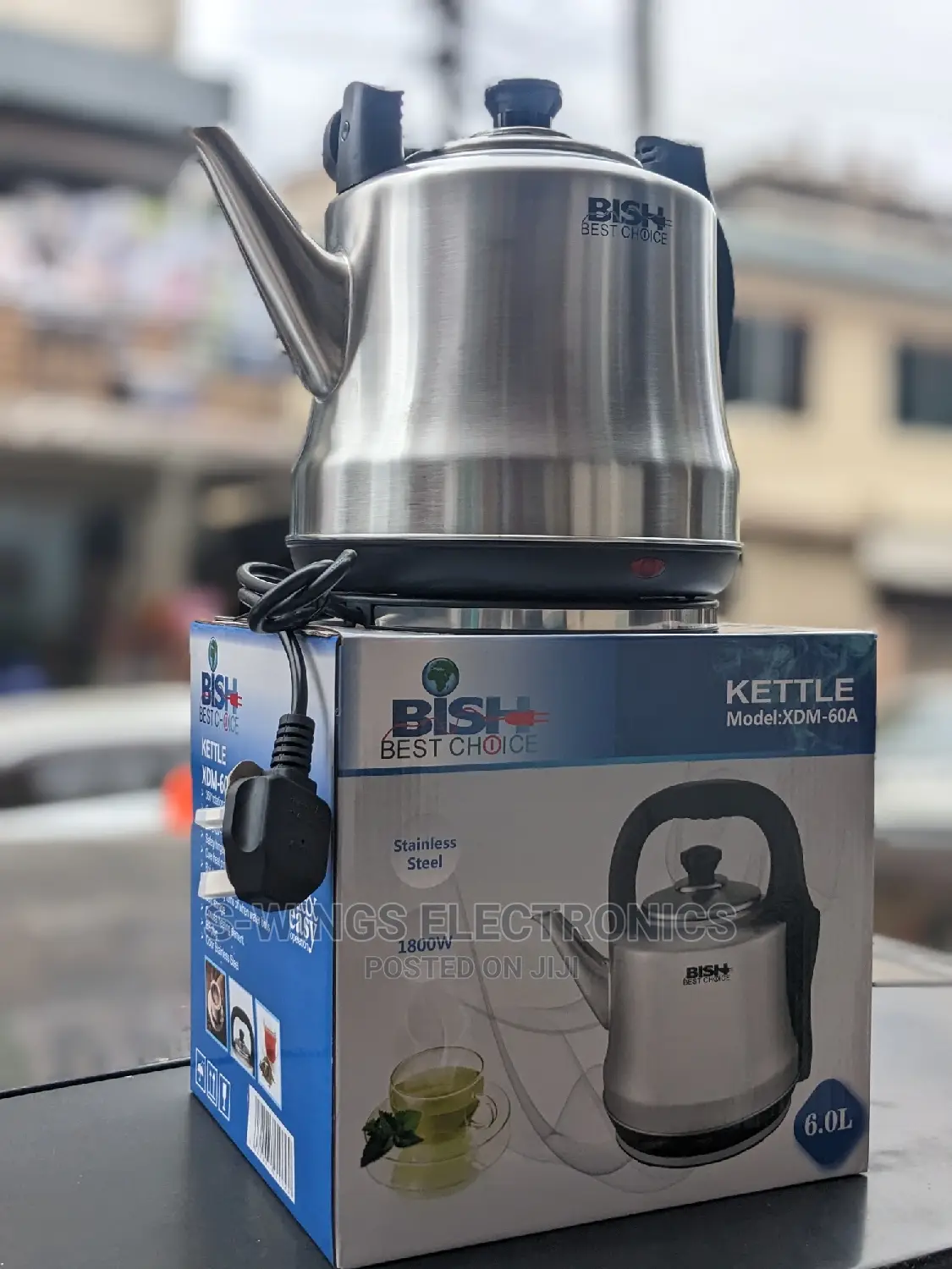 Bish Electric Kettle 6l