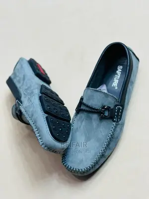 Original Leather Simple Shoes | Viatu Original Vya Ngozi