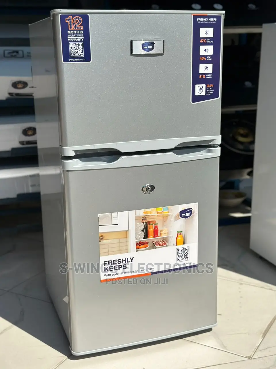 Mr Uk Fridge Liter 85 Double Door