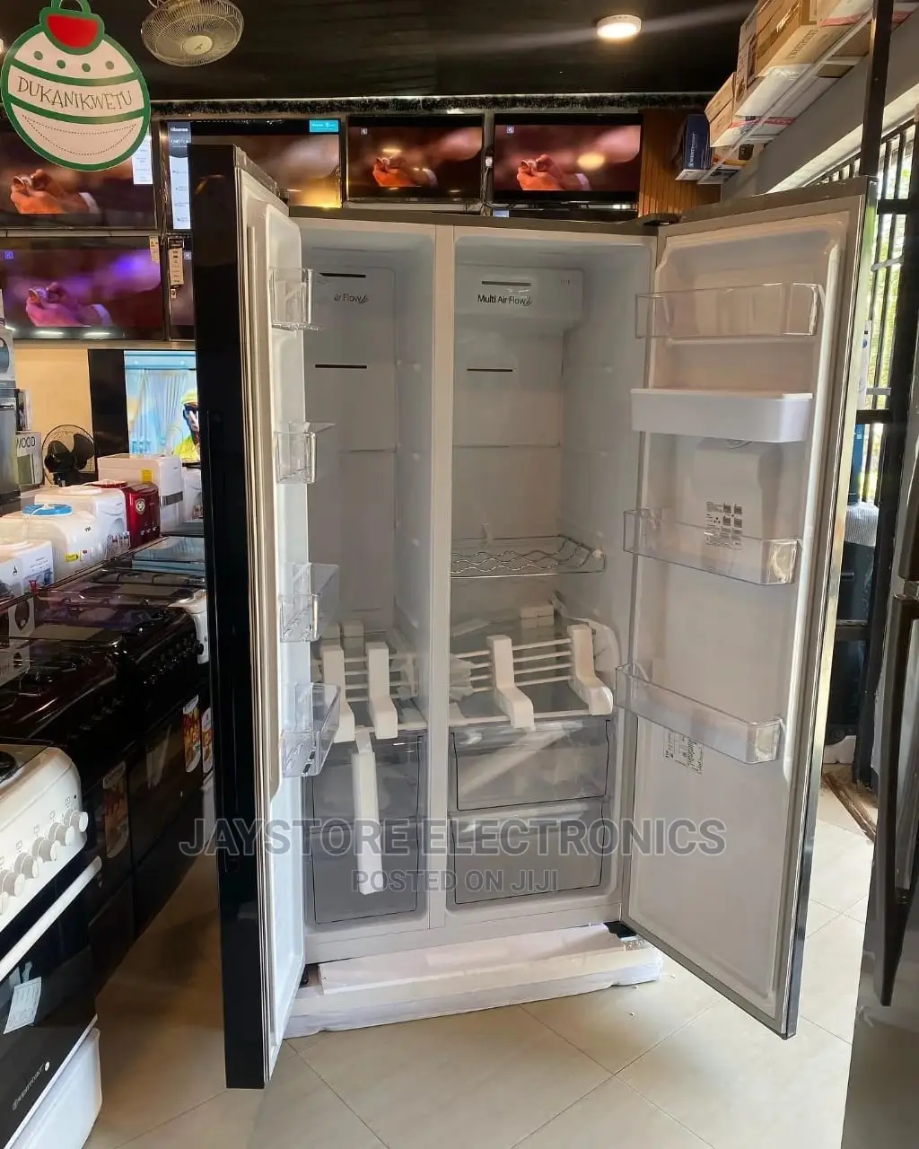 Hisense Double Door Side by Side Refrigerator 514L