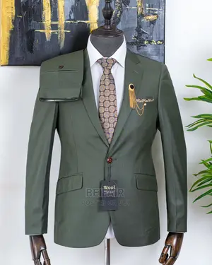 Men's Suits | Suti Za Kiume | Navy Green