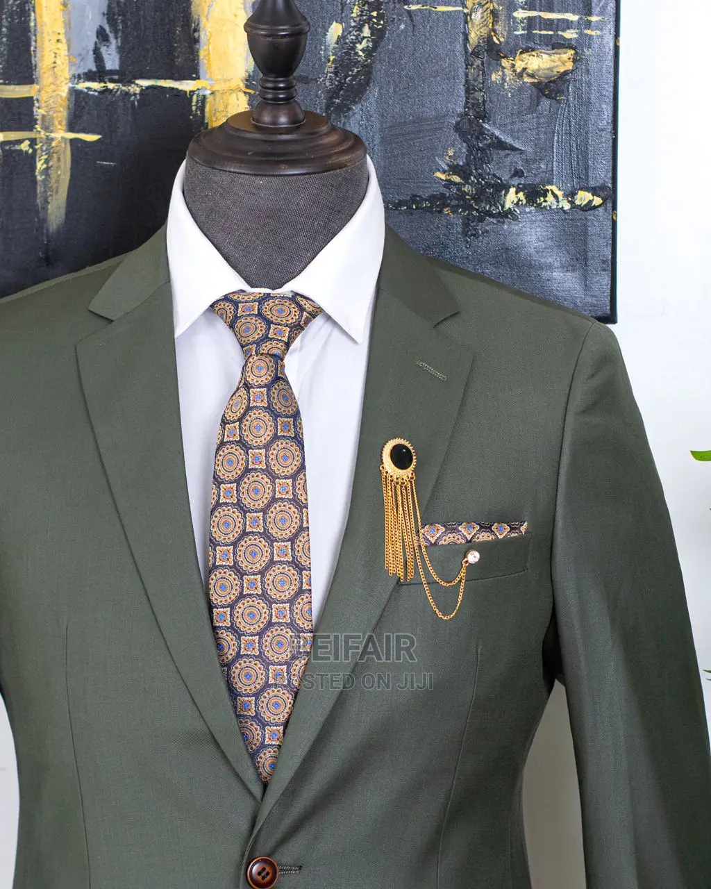 Men's Suits | Suti Za Kiume | Navy Green
