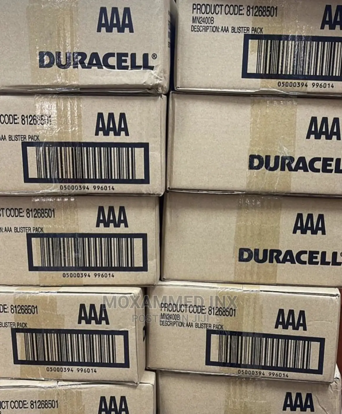 Duracel AAA Batteries Per Carton (48 Packets)