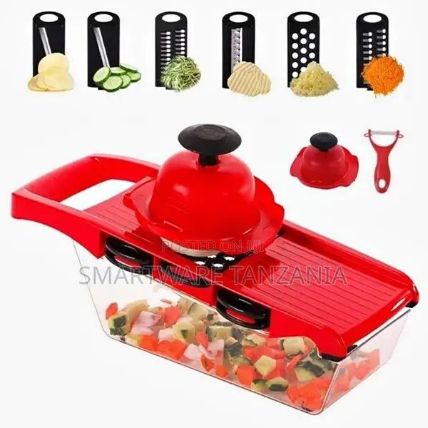 Vegetable Slicer Cutter With 6 Magic Blades, Hand Protector