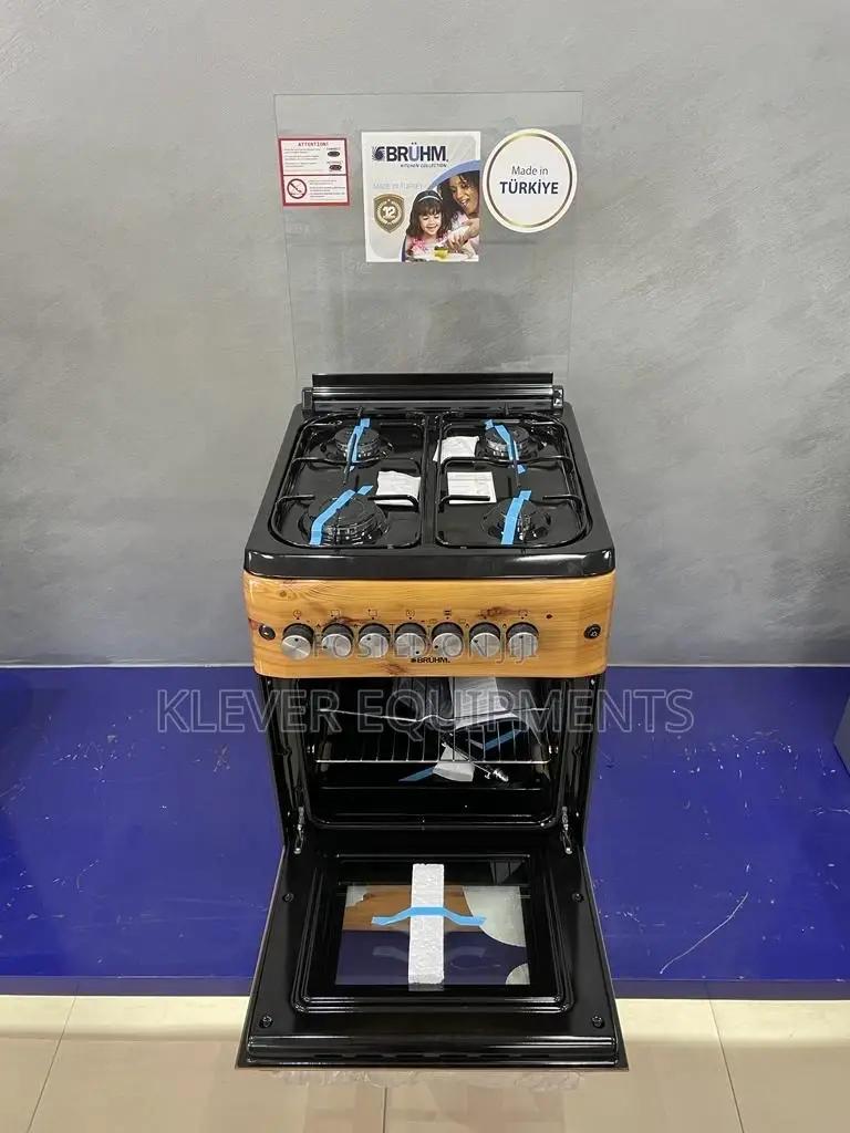 Bruhm Full Gas 50x55 Cooker (Wooden Finish)
