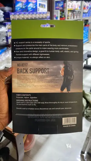 Back Correction Belt and Support.