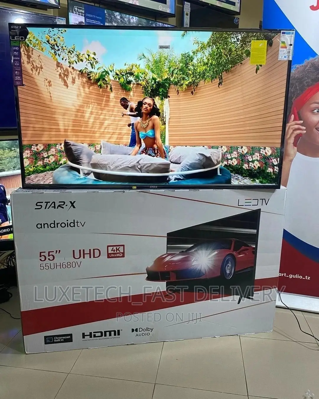 Star X 55 Inches Smart Android Tv Uhd