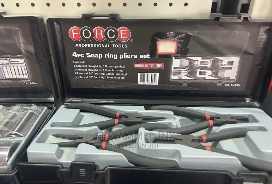 Force 4pcs Snap Ring Pliers Set