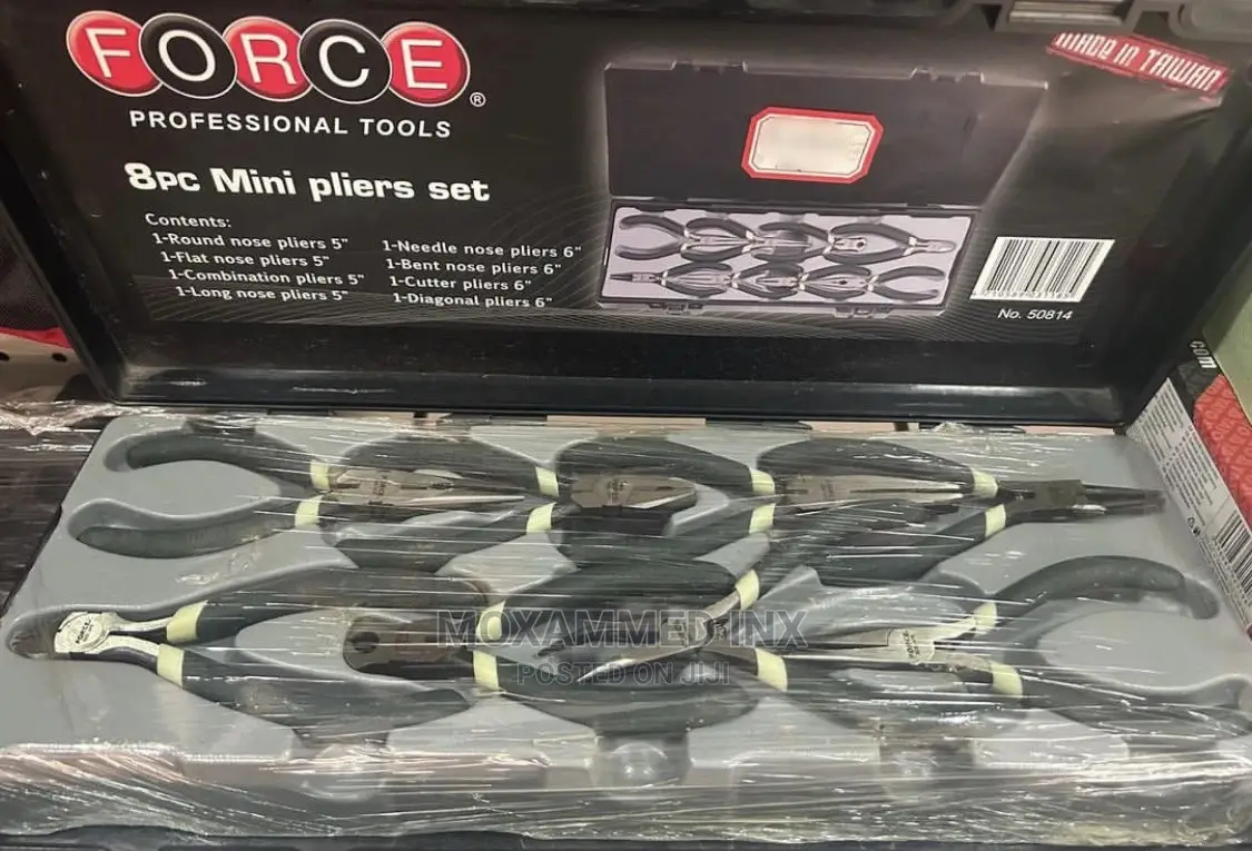 Force 8pc Mini Pliers Set