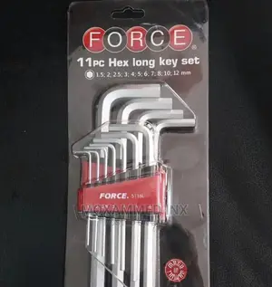 Force 11pcs Hex Long Key Set