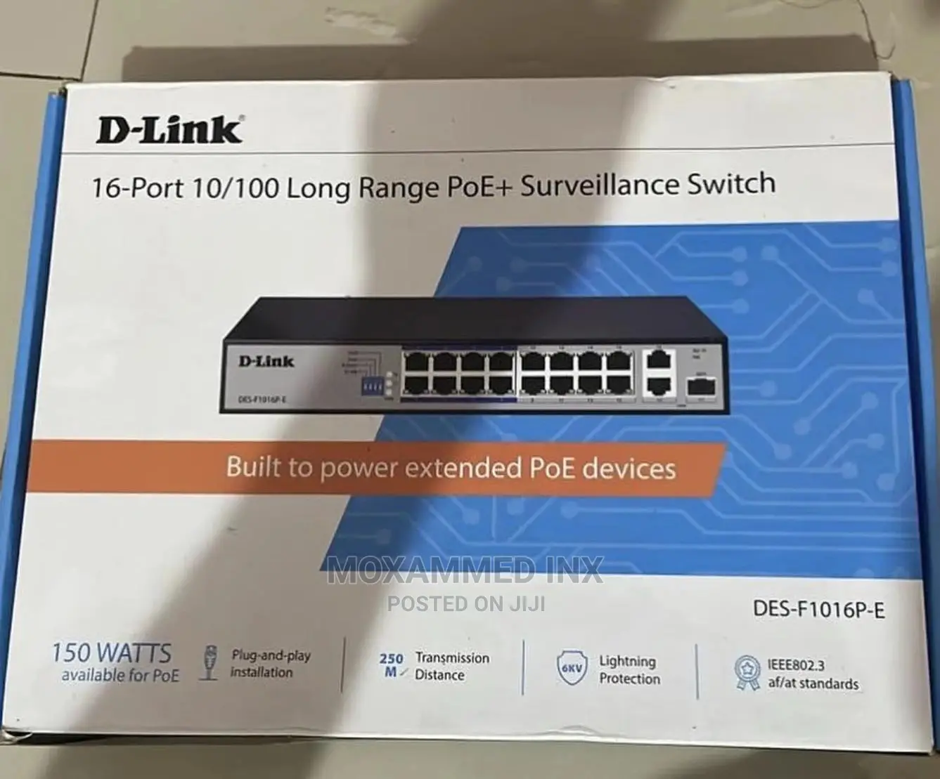 D Link 16 Port Network Switch