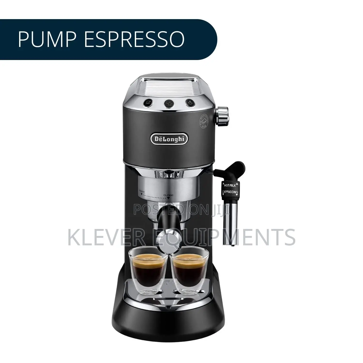 Delonghi Dedica Style Pump Espresso Machine EC685BK