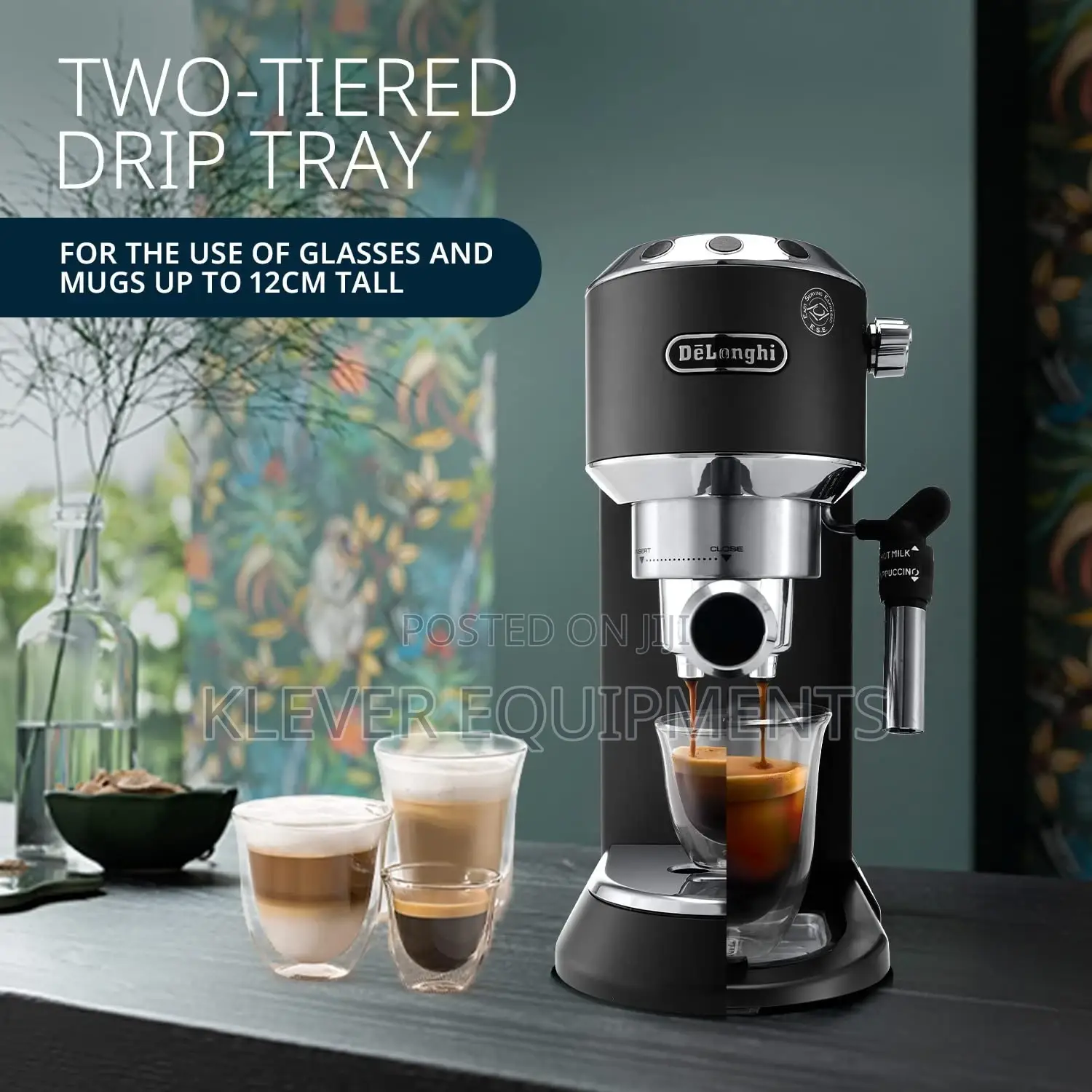 Delonghi Dedica Style Pump Espresso Machine EC685BK