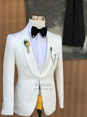 Suti Za Kiume | Men's White Suit