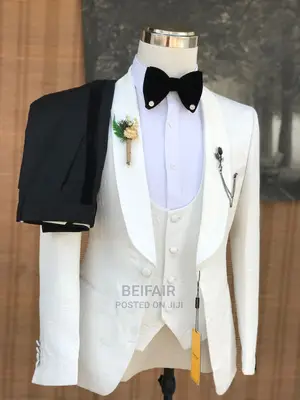Suti Za Kiume | Men's White Suit