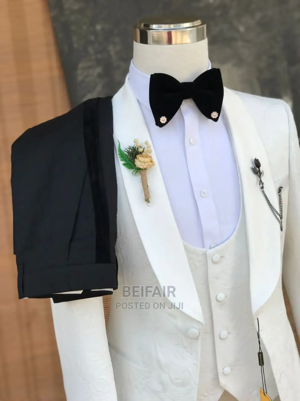 Suti Za Kiume | Men's White Suit