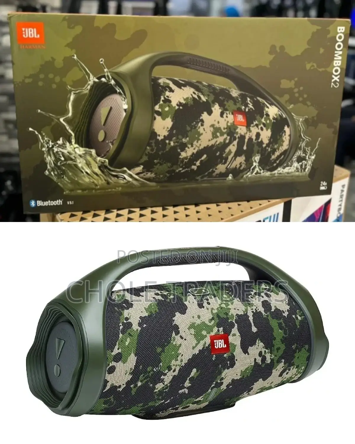 JBL BOOMBOX 2 -Squad Camouflage Waterproof Speaker