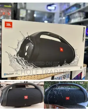 JBL BOOMBOX 2 - BLACK Portable Waterproof Bluetooth Speaker