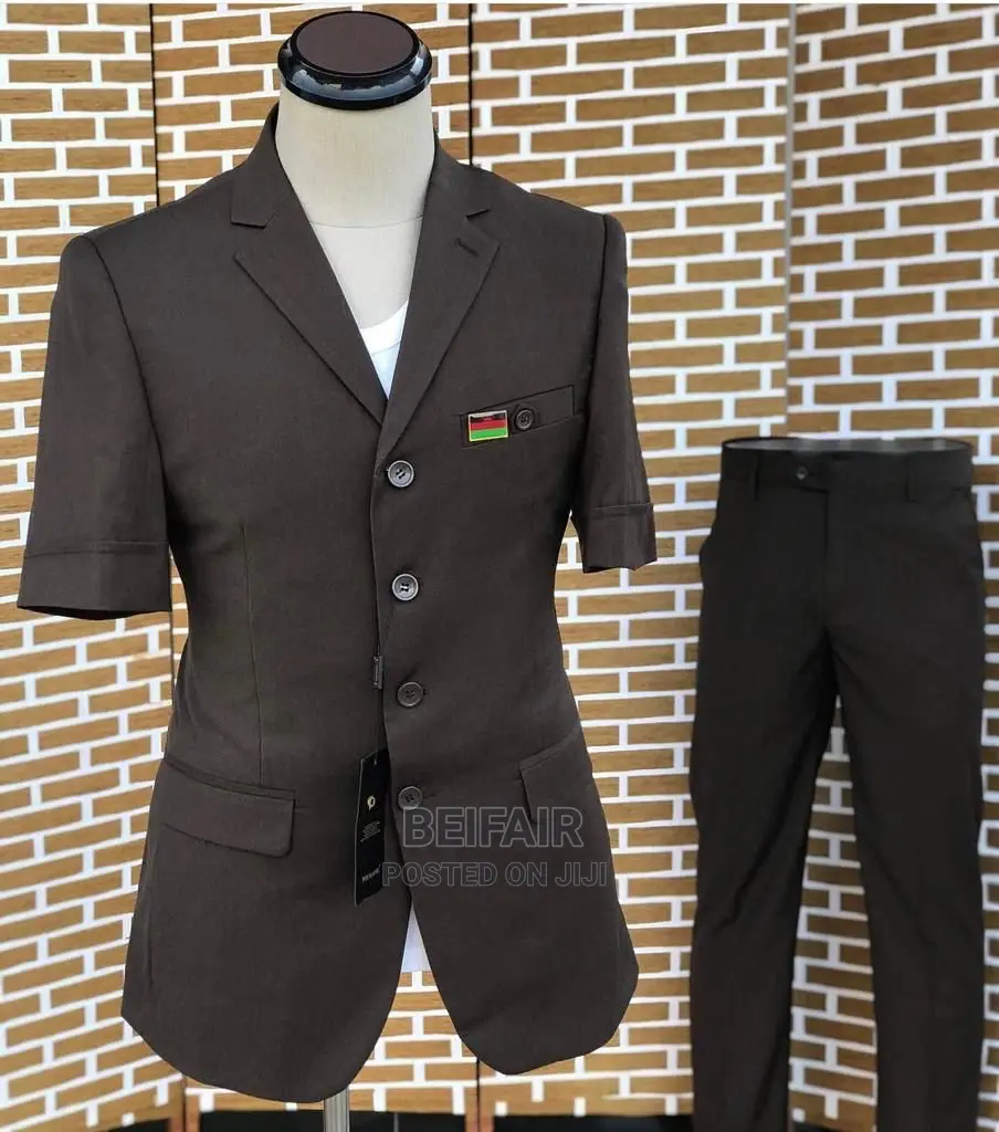 Kaunda Suti Mikono Mifupi | Short Sleeves Kaunda Suits
