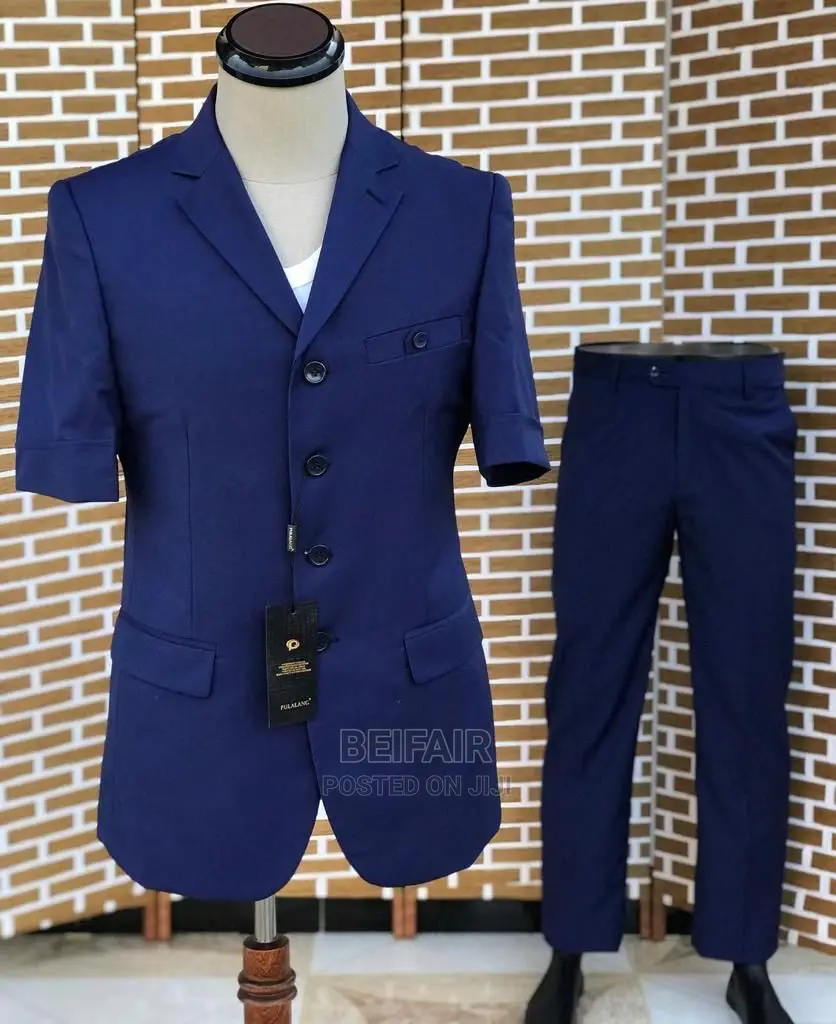 Kaunda Suti Mikono Mifupi | Short Sleeves Kaunda Suits