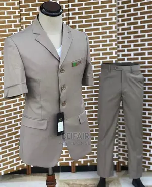 Kaunda Suti Mikono Mifupi | Short Sleeves Kaunda Suits