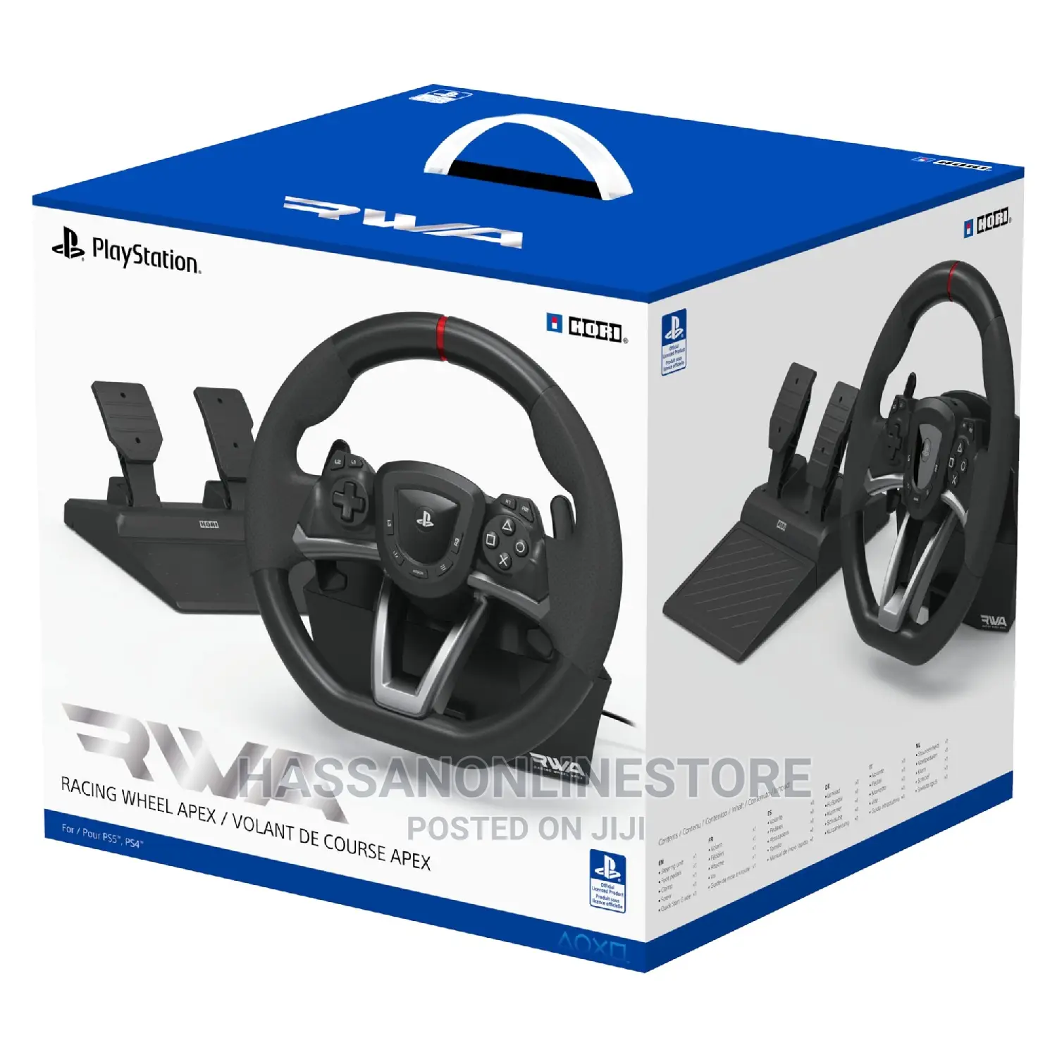 HORI Racing Wheel Apex for Playstation 5, Playstation 4 PC