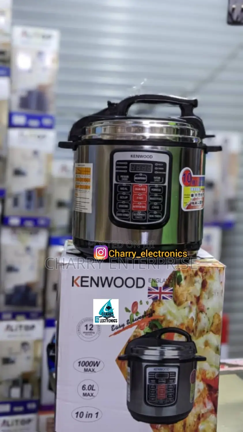ORIGINAL KENWOOD Pressure Cooker From ENGLAND6.0L1000W