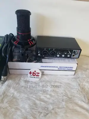 Sound Card Microphone Full Set