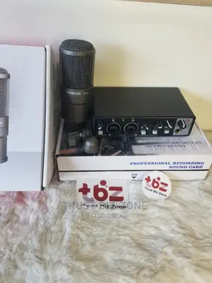 Professional Sound Card Takstar Mic Set.