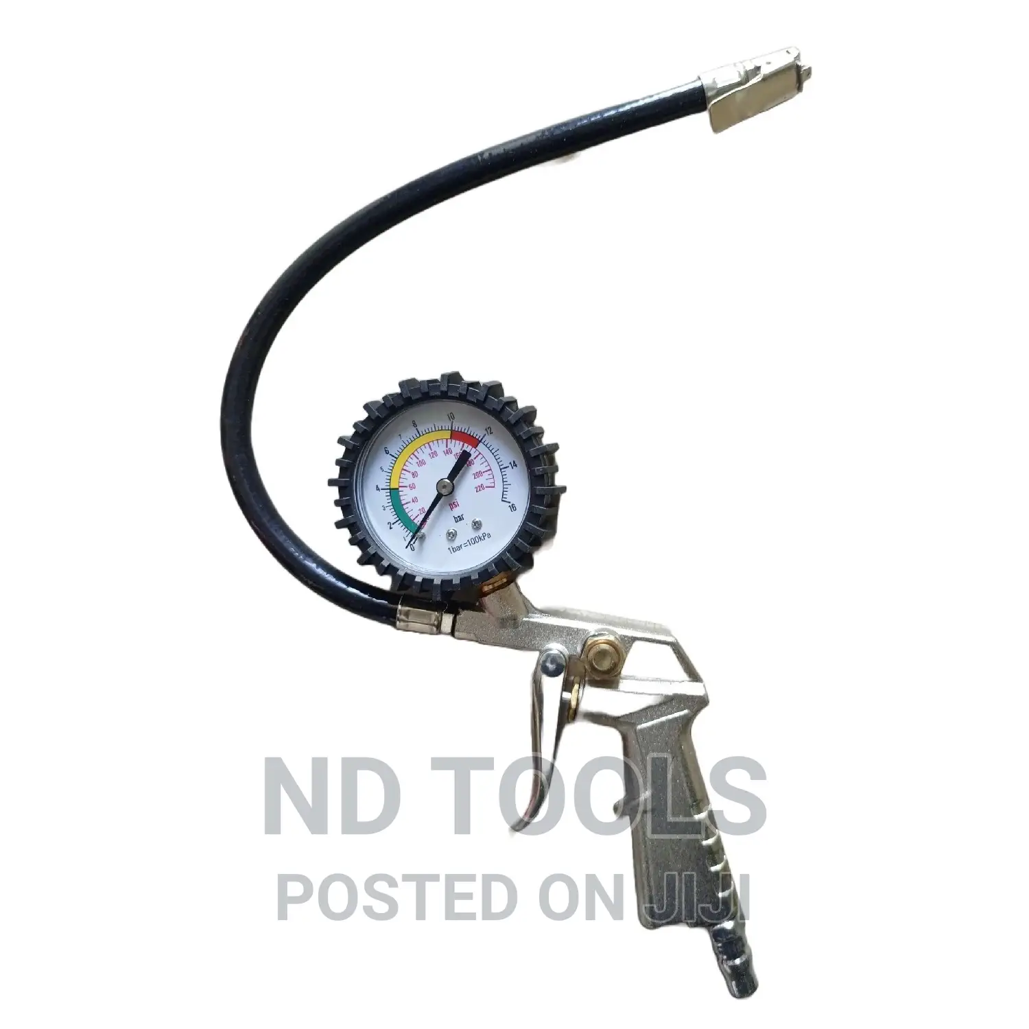 Tyre Inflator Gun With Pressure Gauge