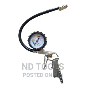 Tyre Inflator Gun With Pressure Gauge