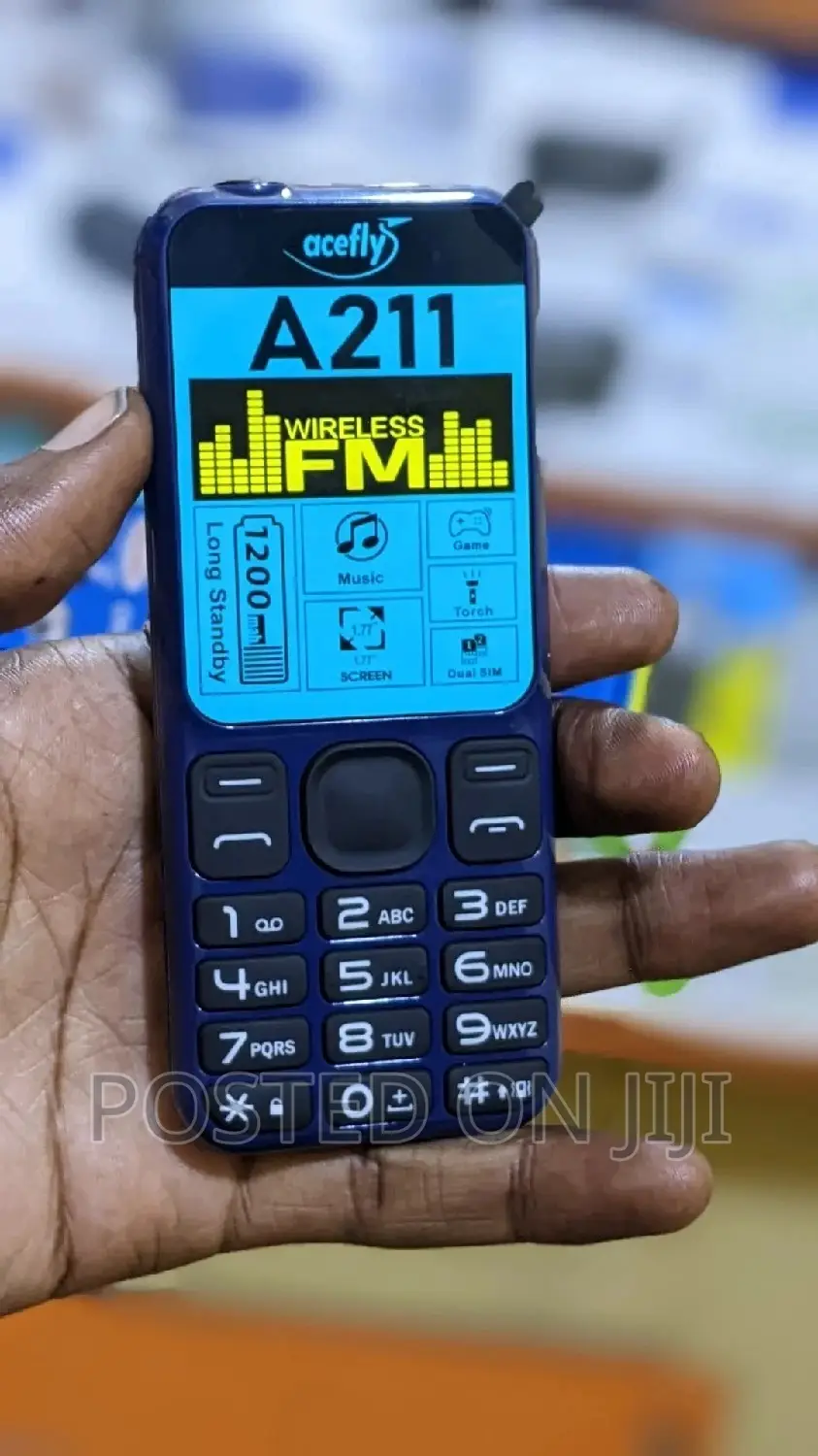 New Mobile Phone Blue