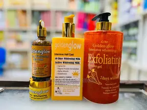 GOLDEN Glow Intensive Whitening Skin Care Set .